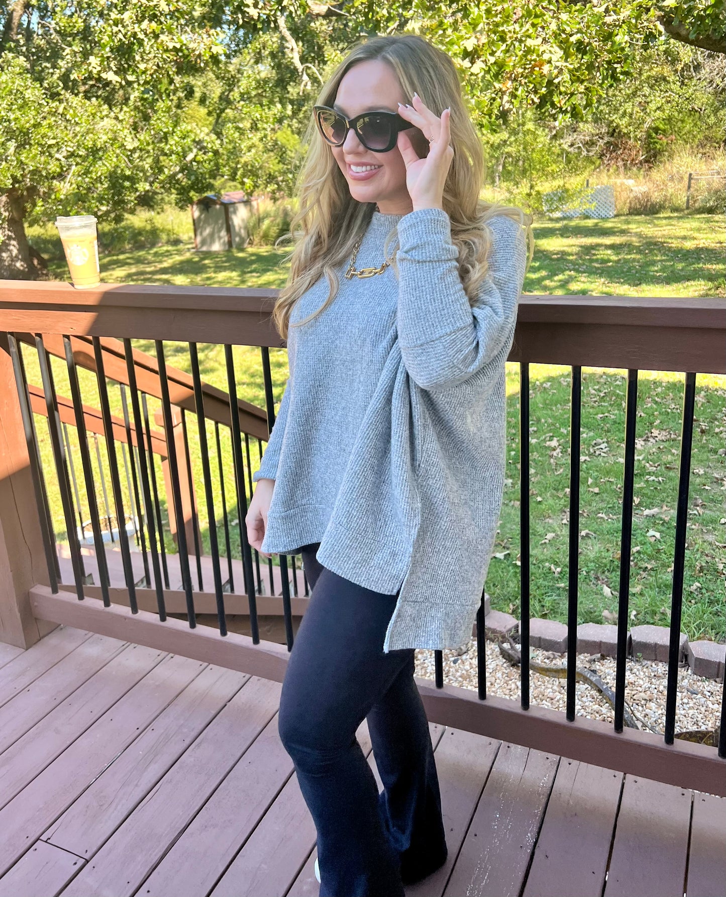 Cutest High Low Melanie Sweater