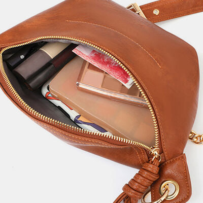 PU Leather Sling Bag